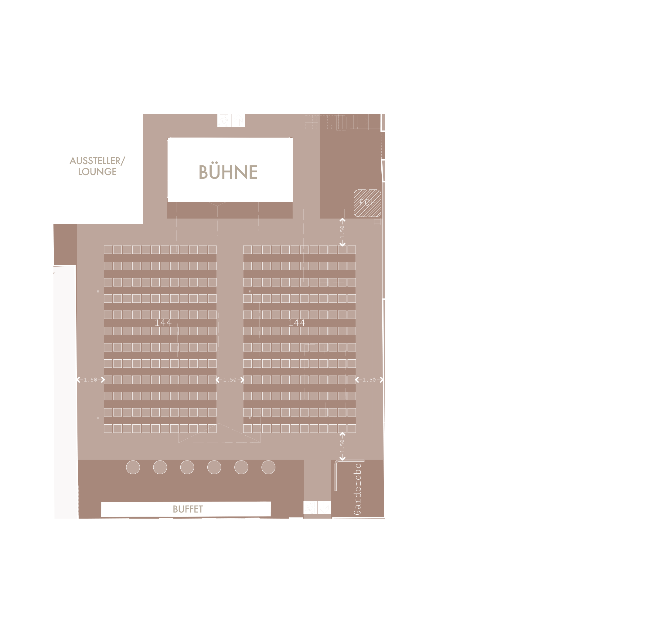 Kindl Locations Berlin Grundriss Reihenbestuhlung Kesselhaus