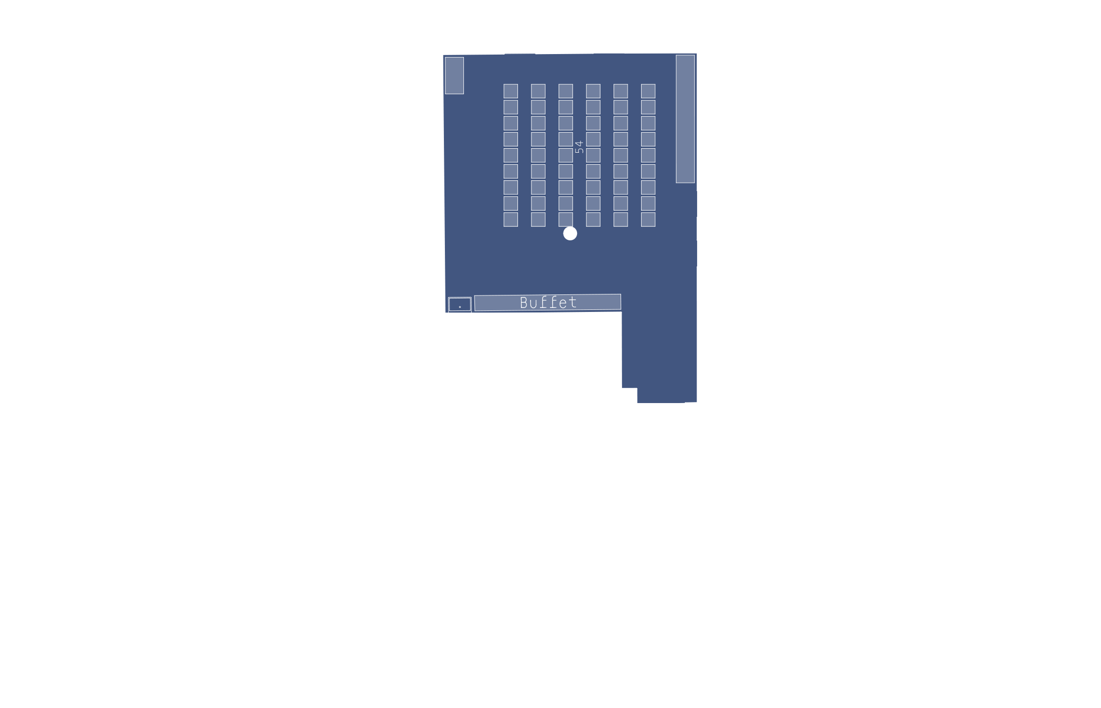 Kindl Locations Berlin Grundriss kleiner Eventraum